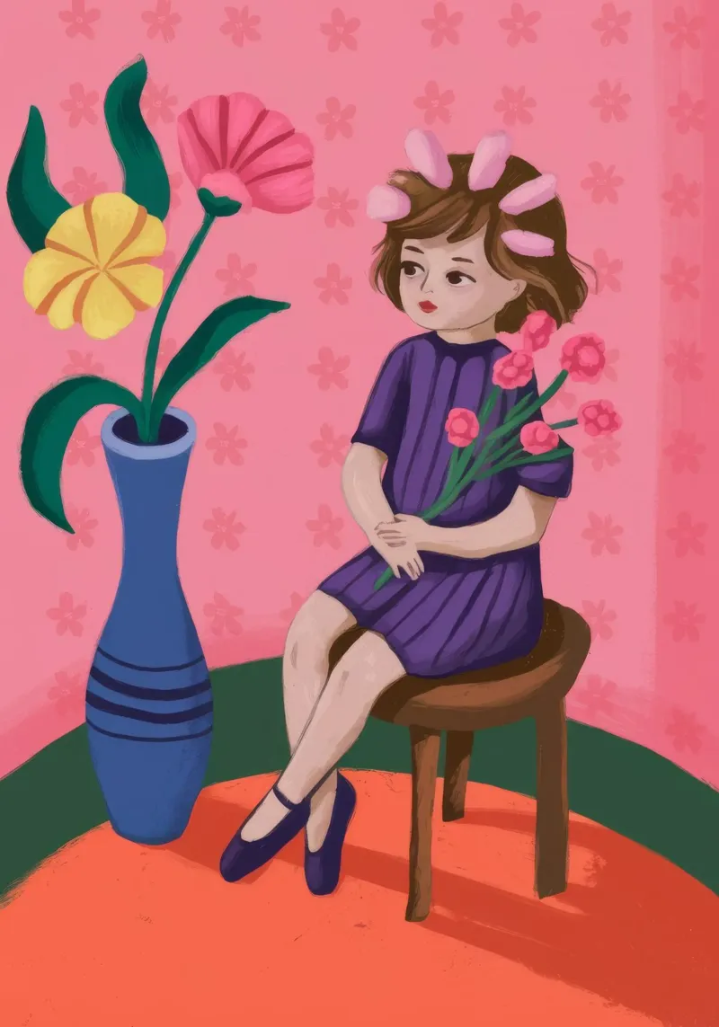 Contemplazione floreale poster da Prism Palette