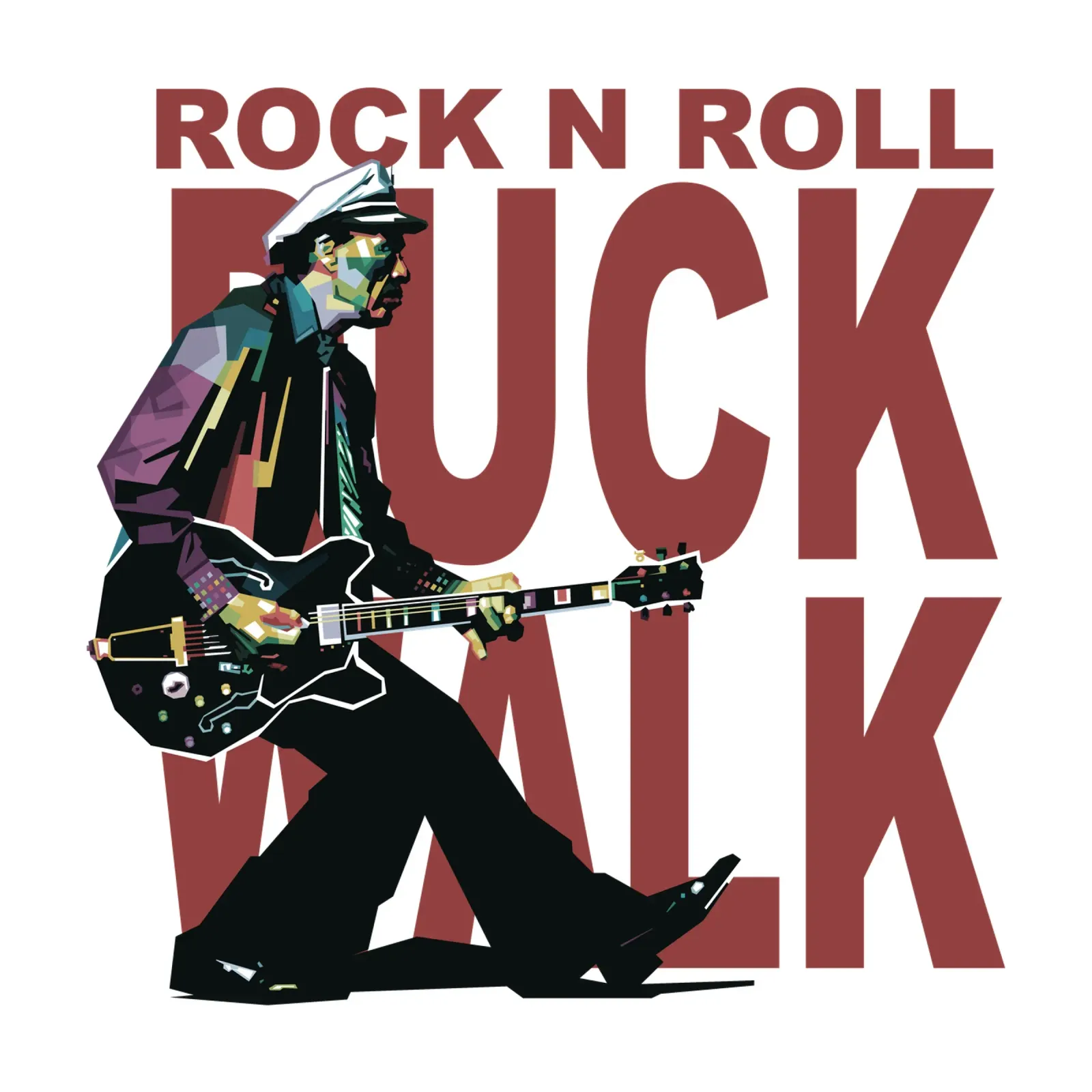 Chuck Berry Duck Walk pellicola backlit da Alkahfsmart