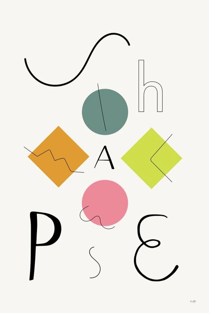 Shapes Poster von Linda Gobeta