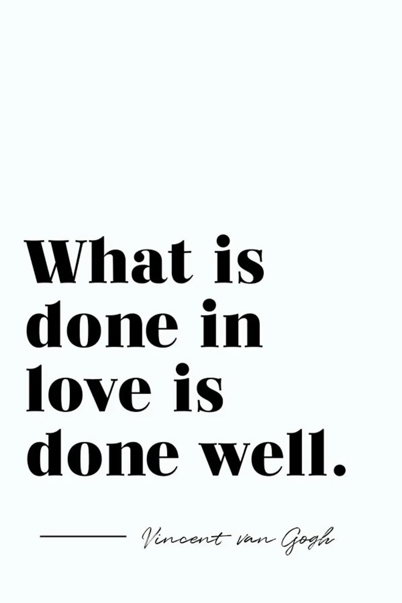 Done in Love poster con telaio in alluminio da typed