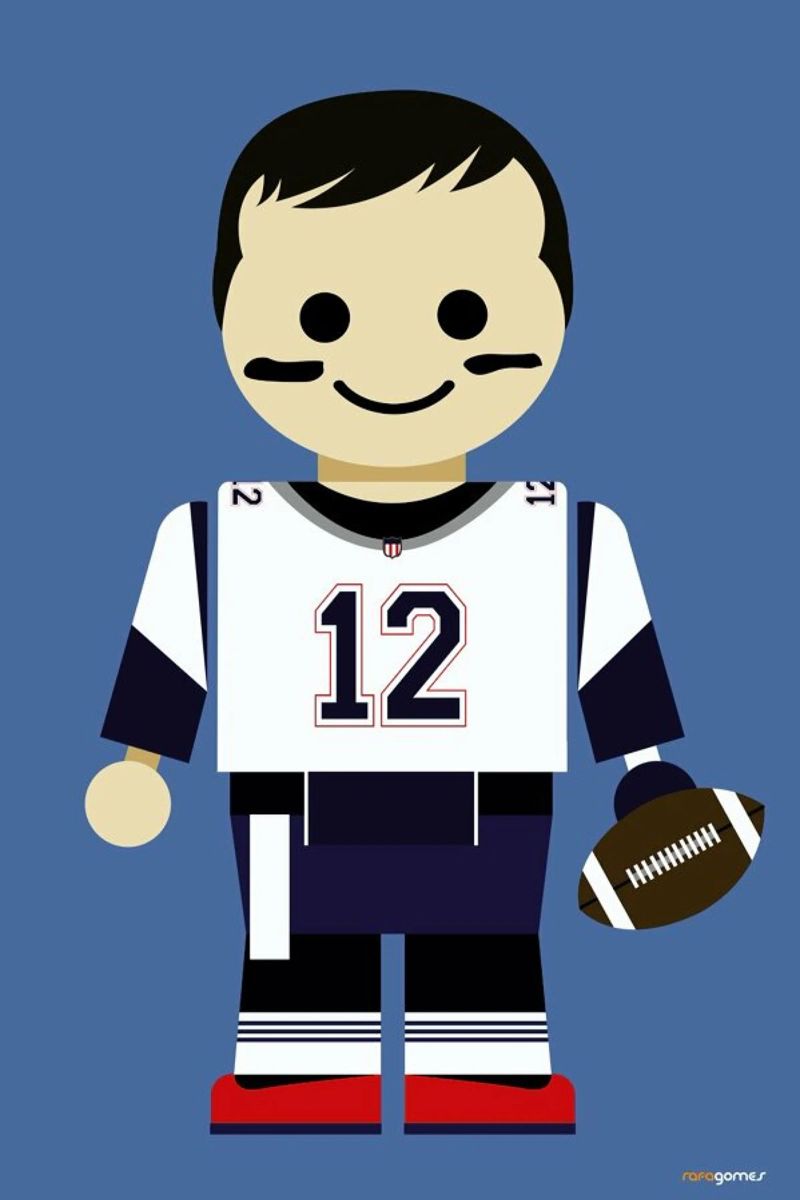Tom Brady Toy poster de Rafa Gomes