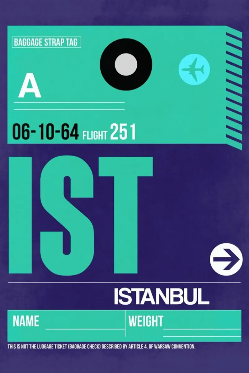 IST-Istanbul pellicola backlit da Naxart
