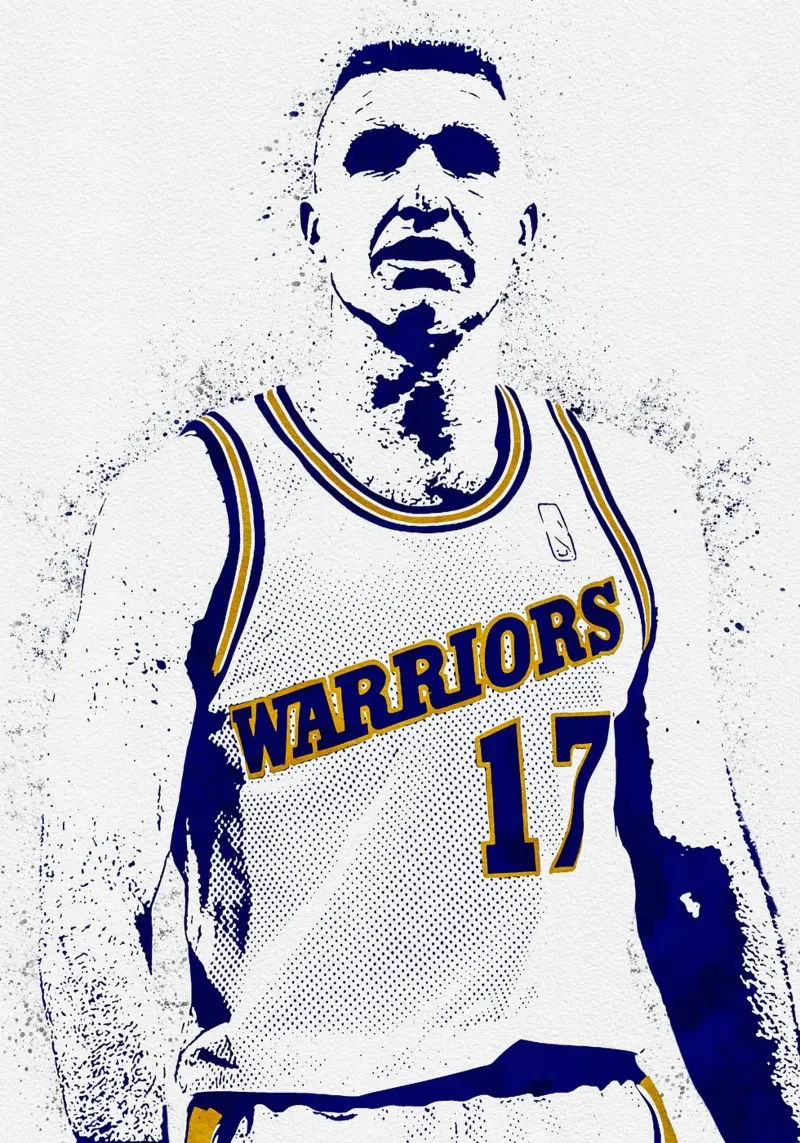 Chris Mullin Golden State Warriors pellicola backlit da tenten