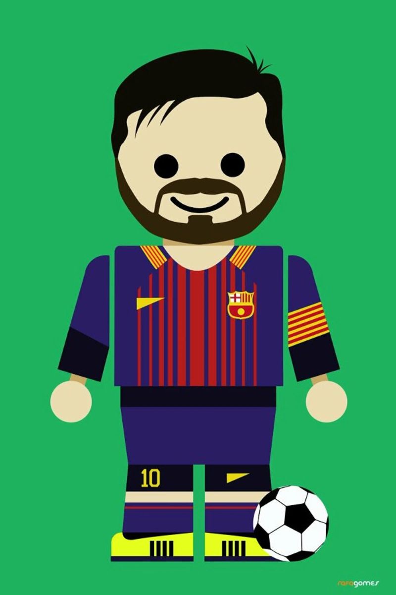 Messi Toy poster van Rafa Gomes