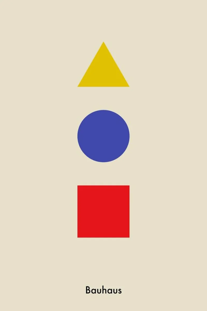 Primary Polygons acryl van Studio One