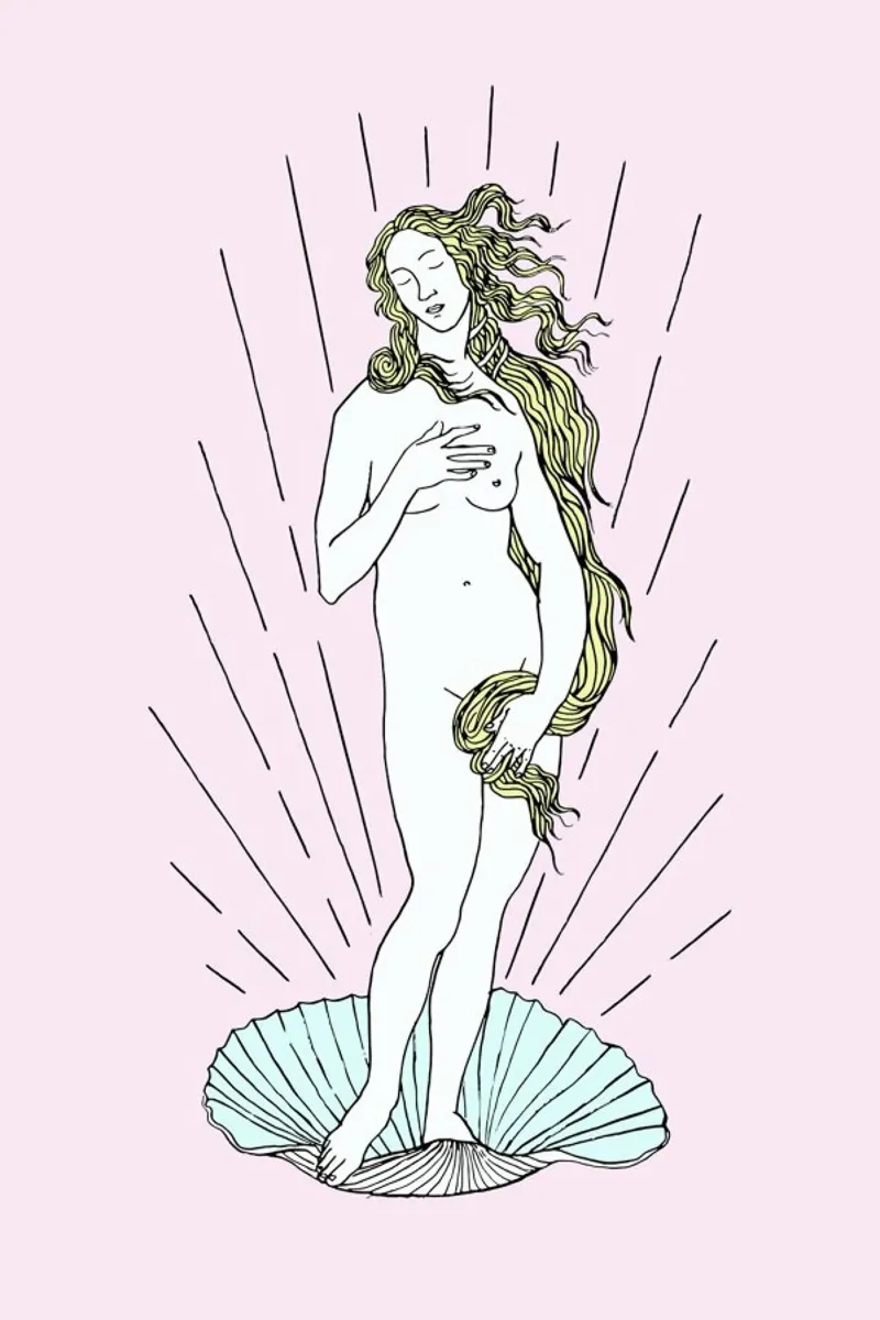 Venus poster con telaio in legno da Róbert Farkas