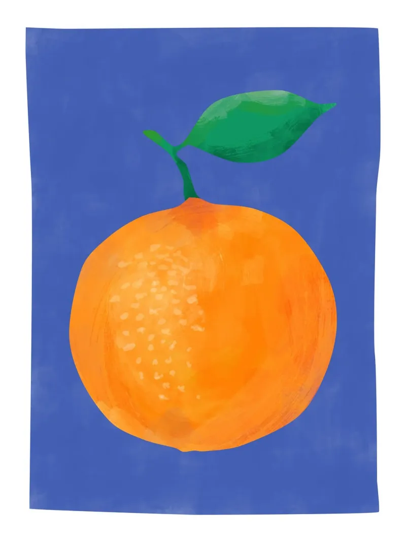Frutta arancione vibrante poster da Pictufy Sun & Spirit