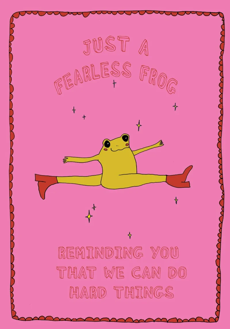 fearless frog tela da thesoulhugclub