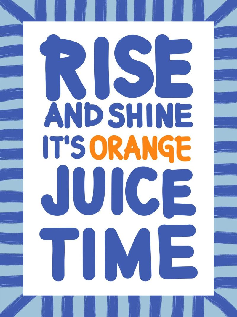 Ochtend Citrus Vreugde poster van Pictufy Sun & Spirit
