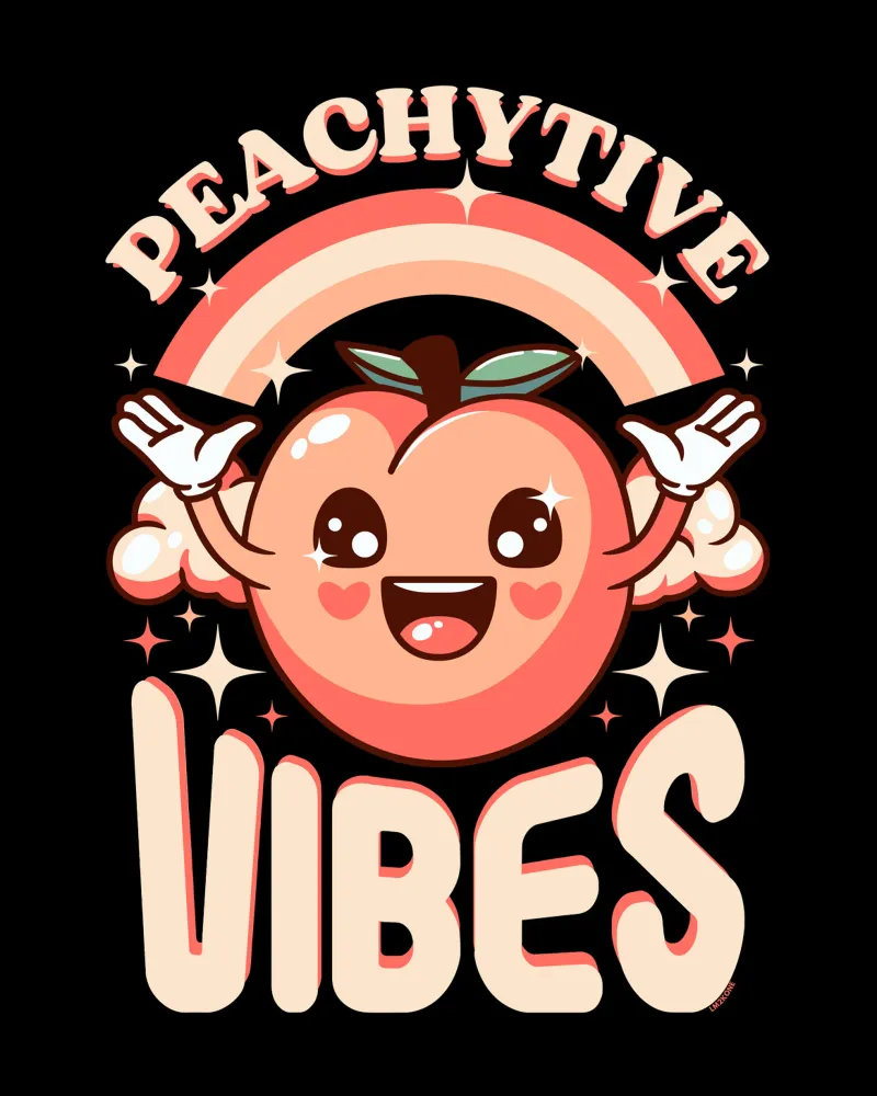 Peachytive Vibes! pellicola backlit da LM2KONE