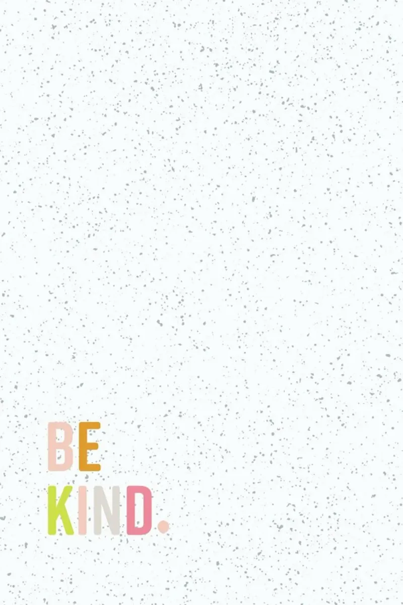 Be Kind poster con telaio in plastica da Linda Gobeta