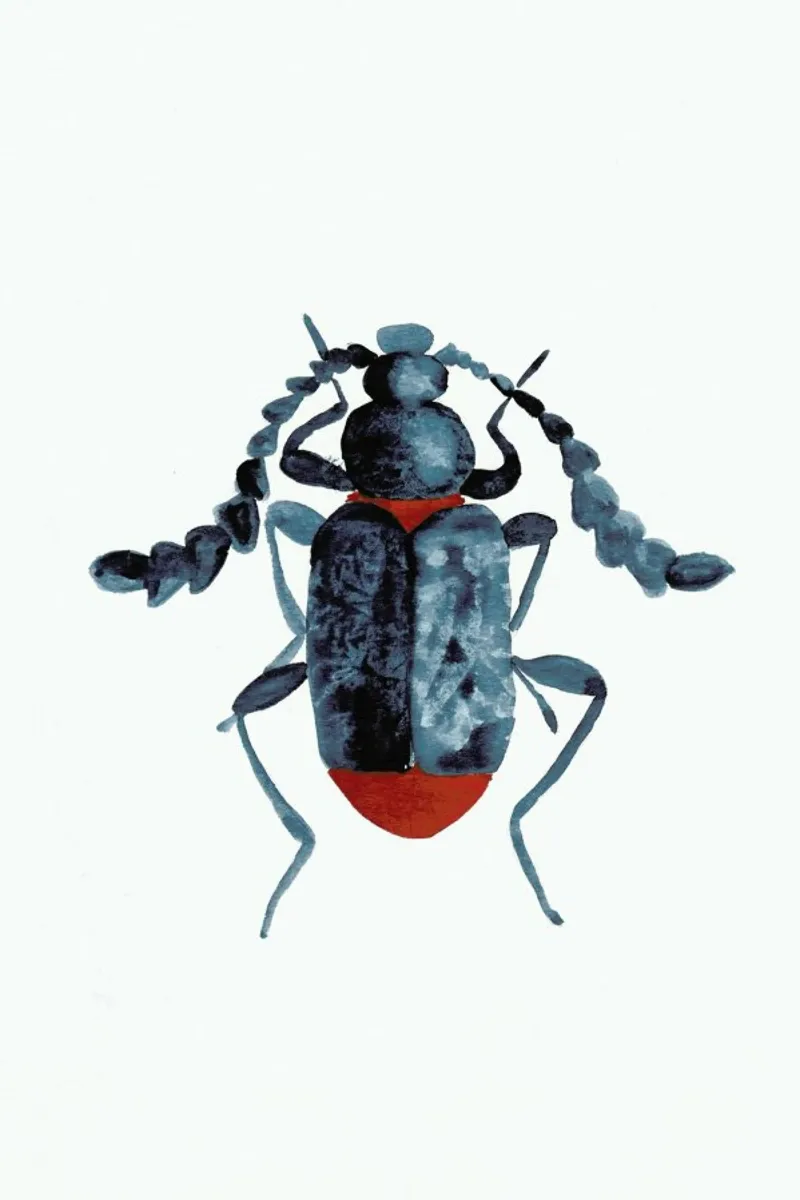 Blue Beetle Hahnemühle von Nathys_illustration