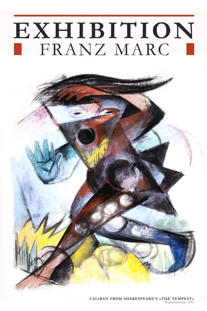 Franz Marc - Calibano pellicola backlit da Old Masters