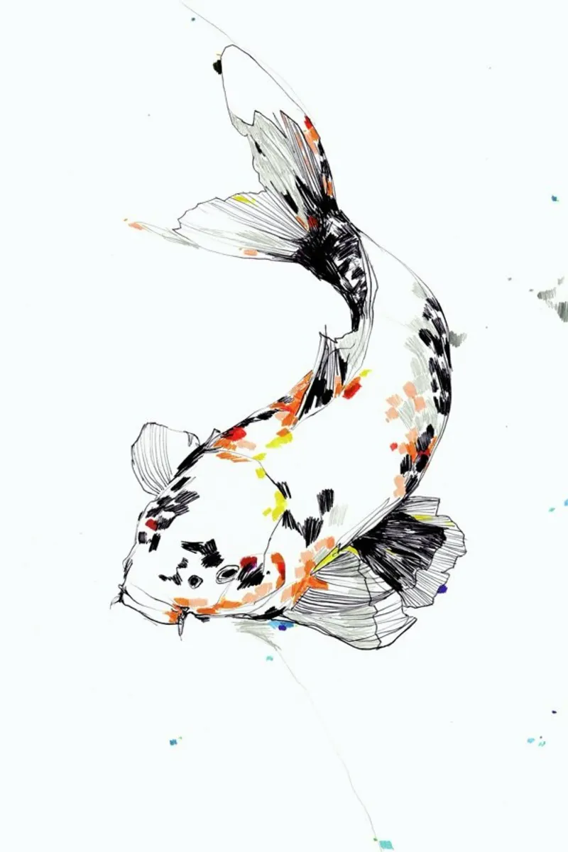 Koi pellicola backlit da Mala Alani