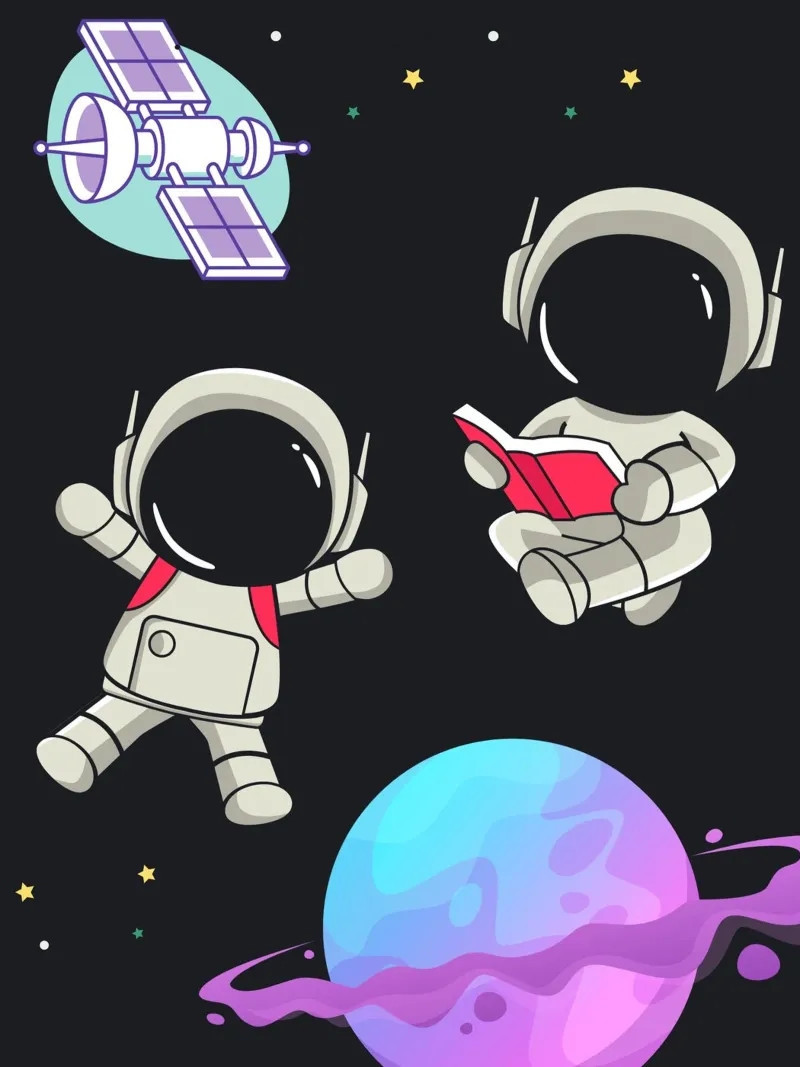 Space Robots pellicola backlit da Dreamer10