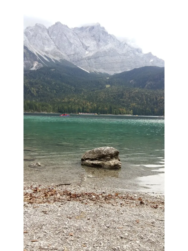 Eibsee tela con Cornice a cassetta da Kreativernetzt