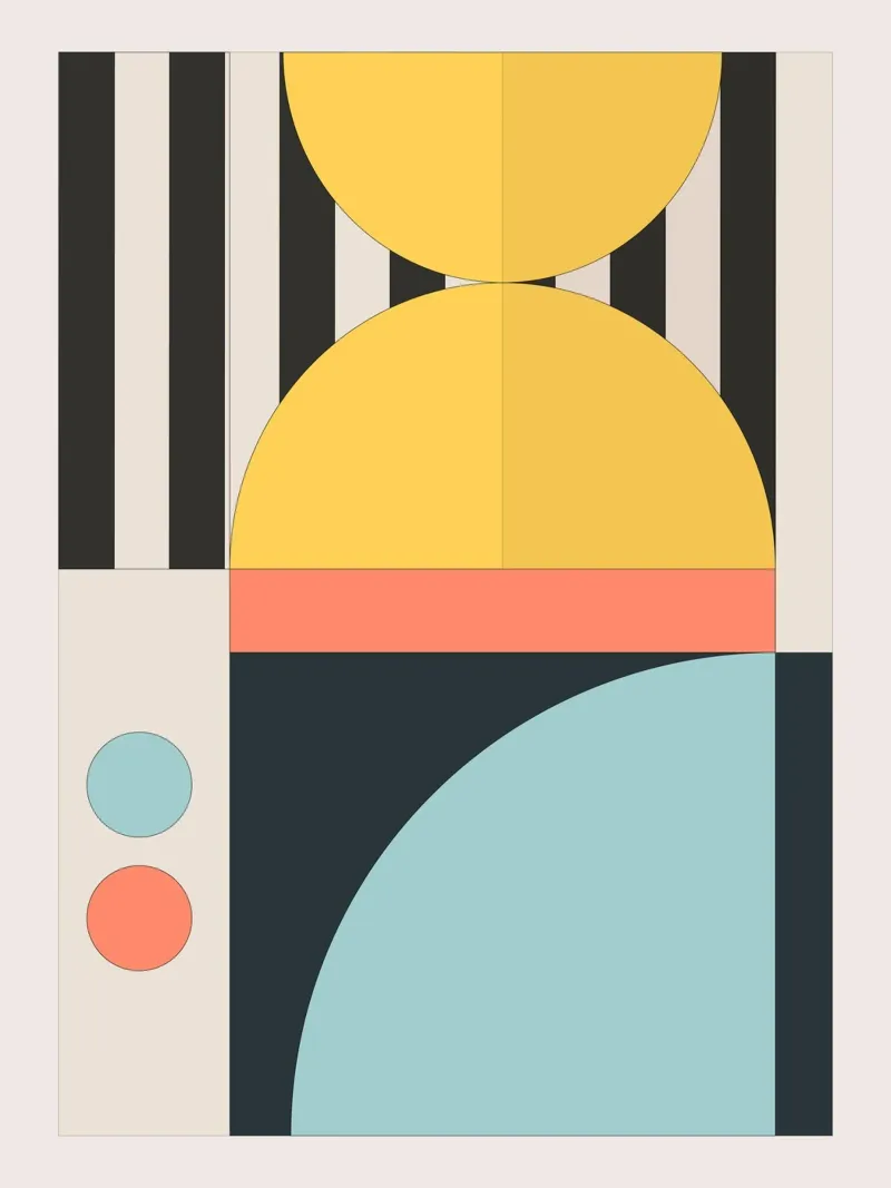 Minimalist Geometry 18 canvas by Gaite