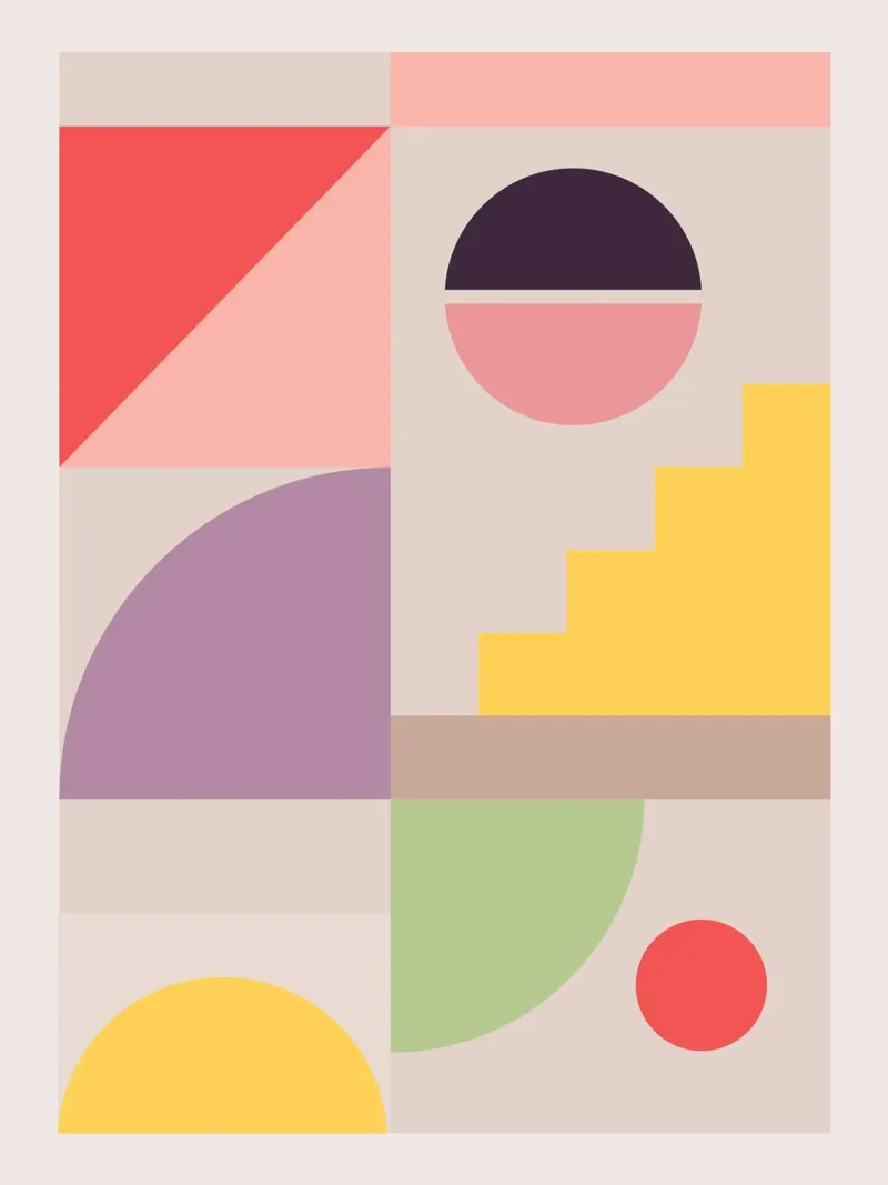 Minimalist Geometry 20 alu-dibond by Gaite