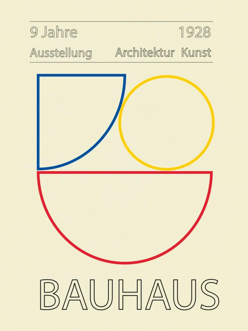 Bauhaus 1928 Exibition poster by LaylaOzHome