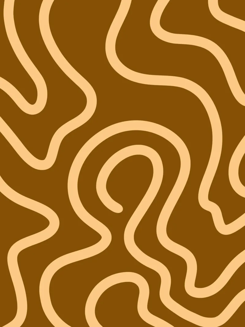 Ligne jaune Fond brun hahnemühle de MODERN NUANCE