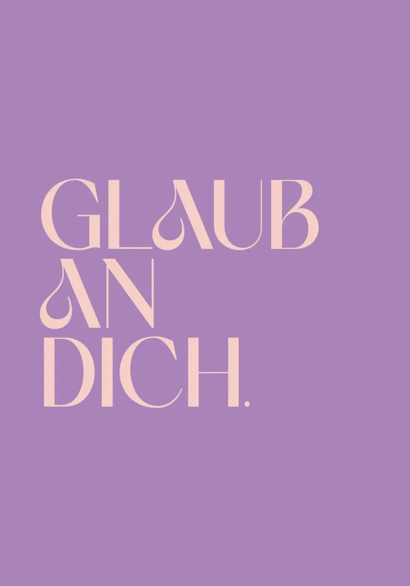 Glaub an dich carta hahnemühle da BAINAI QUOTES