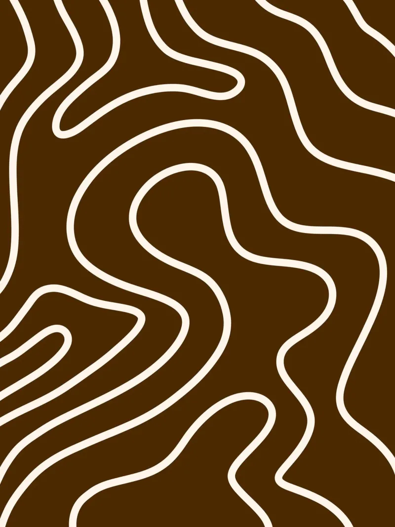Linea bianca Sfondo marrone carta hahnemühle da MODERN NUANCE