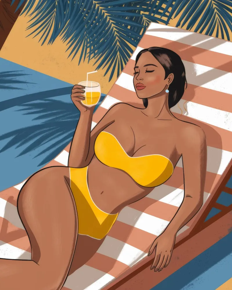 Un bain de soleil luxueux hahnemühle de Veiled Canvas