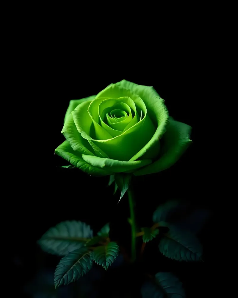 Rosa_verde_04 pellicola backlit da Farb- und Blütenzauber by LK