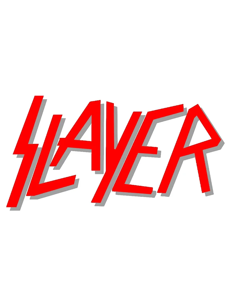 Slayer Metalcore Rood poster met kunststof frame van DuncanBennett shop