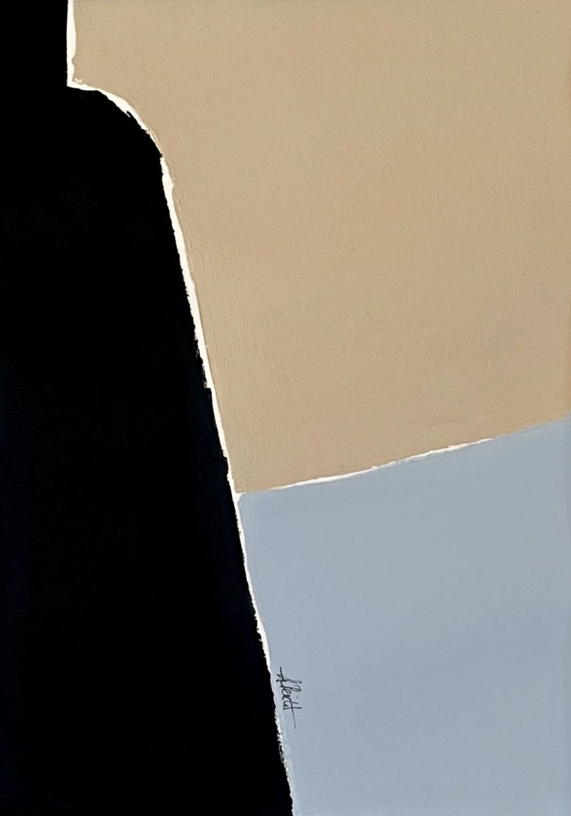abstract minimal no4 Leinwand von Andrea Reichhart Art