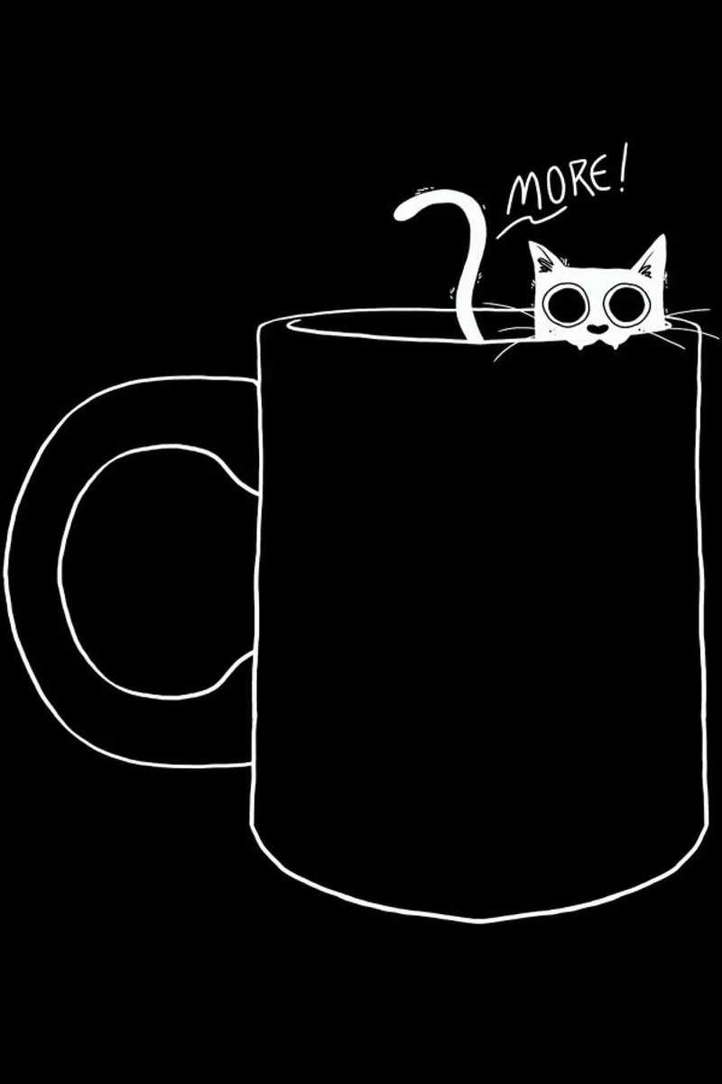 I Want More Coffee pellicola backlit da Tobe Fonseca