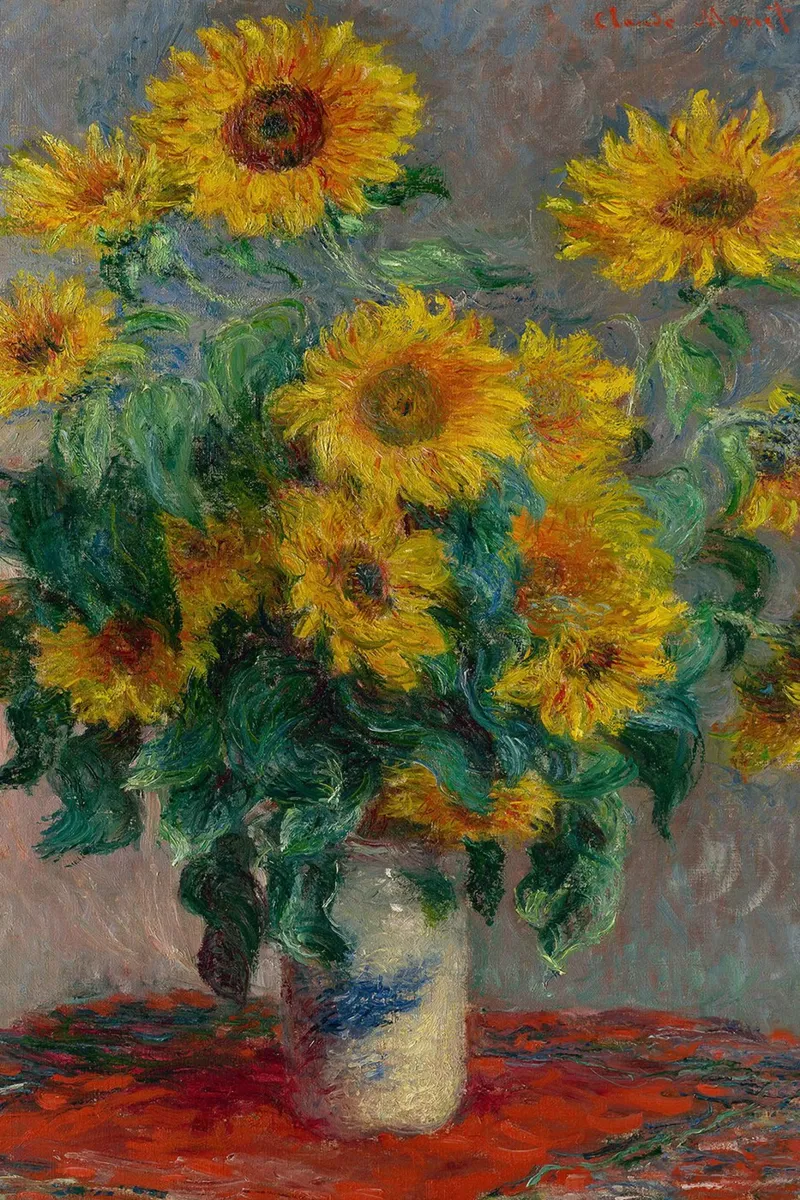 Girasole Monet pellicola backlit da Perdana shop