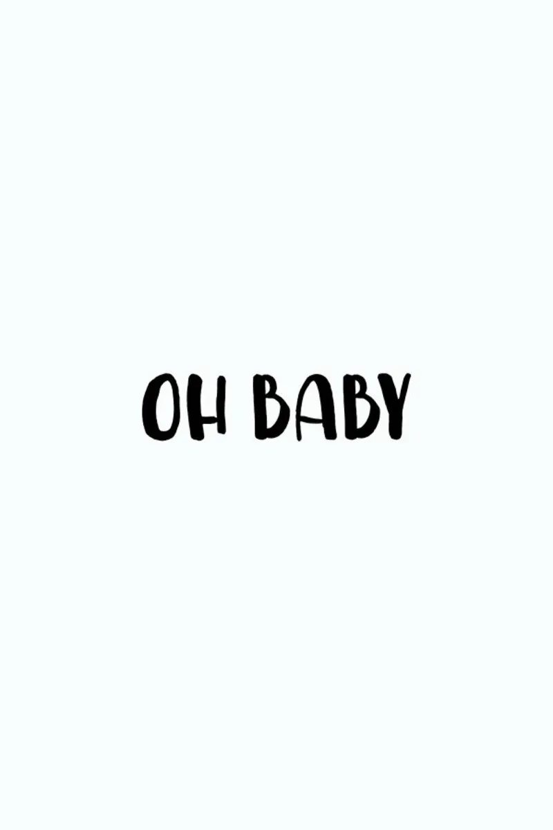 Oh Baby B&W pellicola backlit da daylight design studio