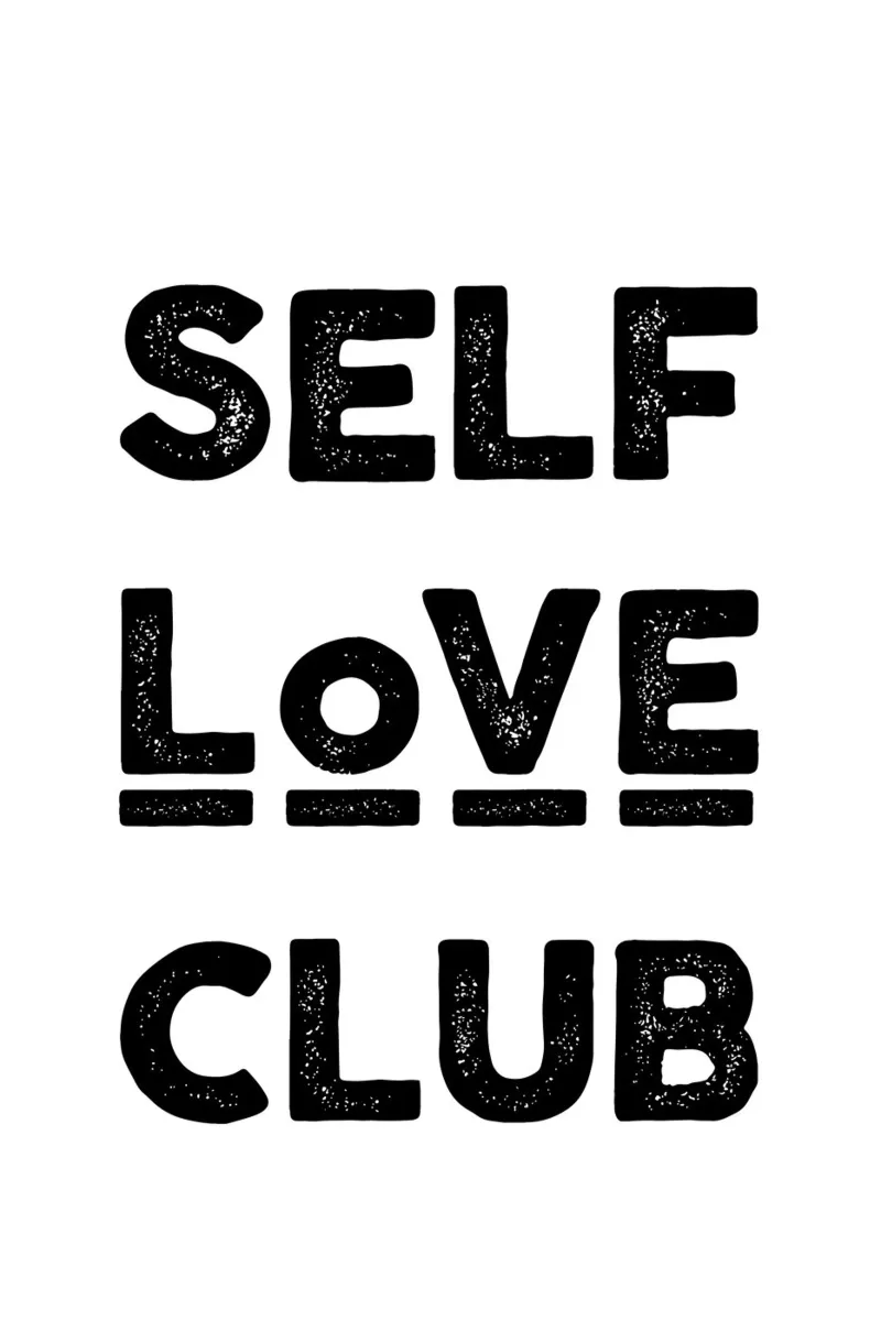 Peace Selflove Club poster con telaio in plastica da KRUTH DESIGN