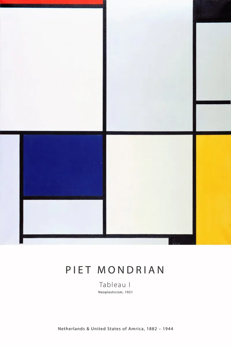 Piet Mondrian - Pittura I pellicola backlit da Old Masters