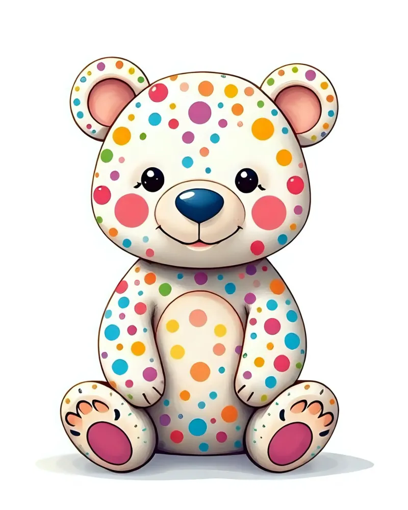 Orso_5 poster da Tierisch bunt by LK