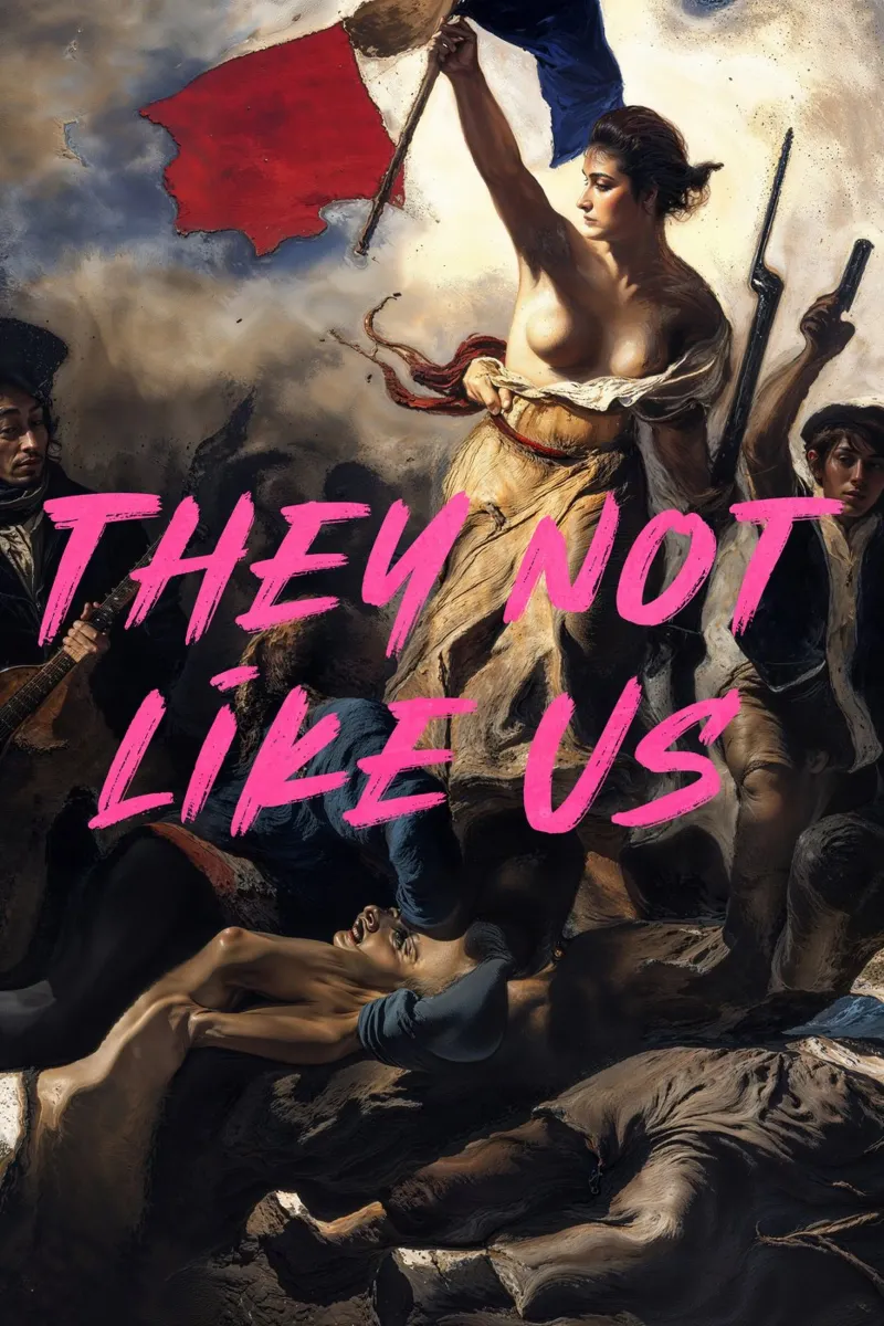 They Not Like Us | Protest & Freedom Art | Limited Edition carta hahnemühle da Renaissance Rebel