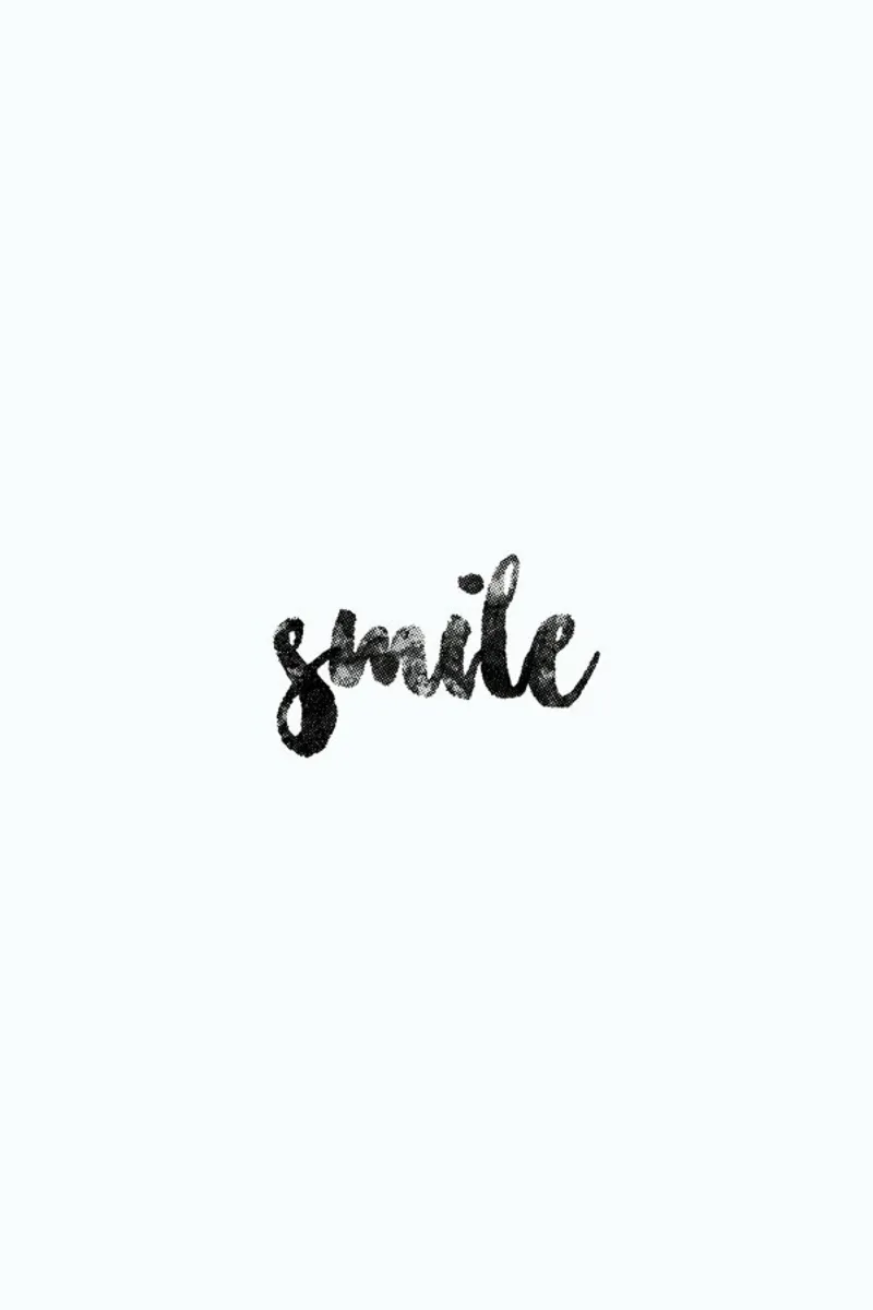 Smile pellicola backlit da typed