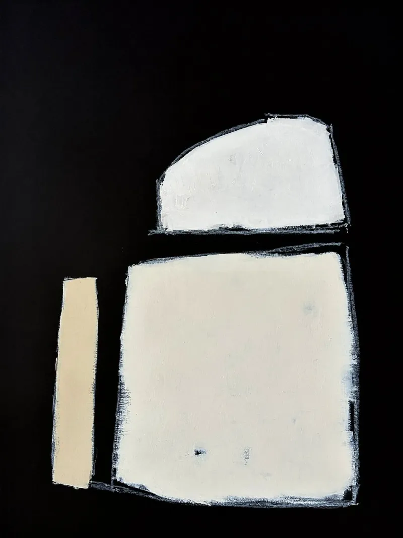 abstract modern NOIR no1 alluminio dibond da Andrea Reichhart Art