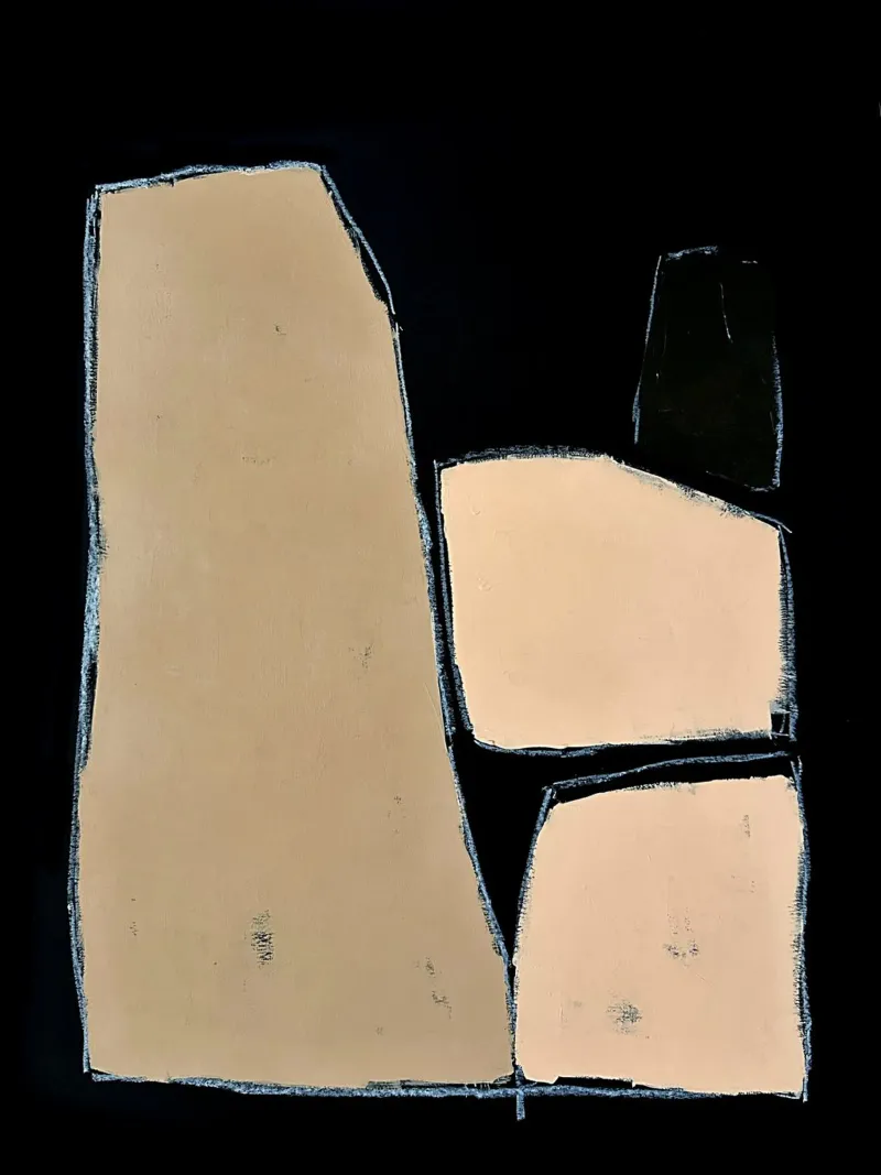 abstract modern NOIR no3 alluminio dibond da Andrea Reichhart Art
