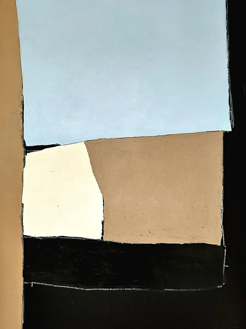 abstract modern NOIR no4 alluminio dibond da Andrea Reichhart Art