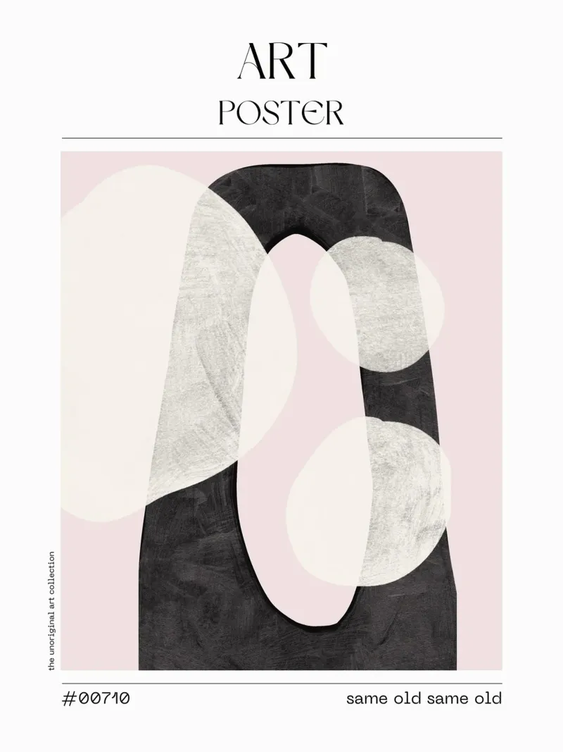 Black & White Abstract Minimalism – No. 00710 carta hahnemühle da Hightown Design