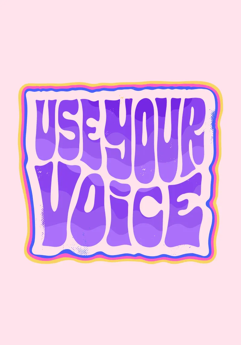 Say It Loud - Dein Statement in Farbe Hahnemühle von QuooodZ by MooodzArt