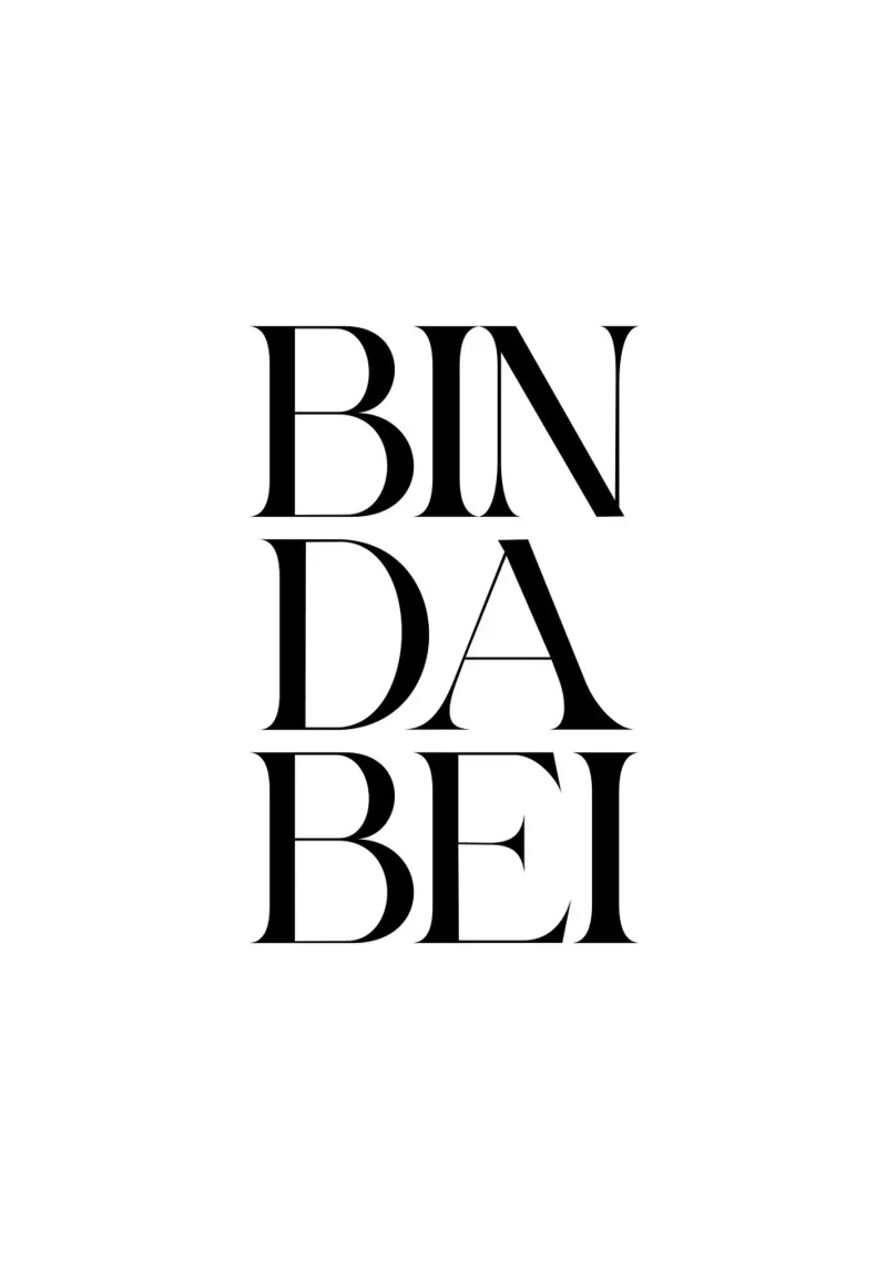 Bin dabei pellicola backlit da BAINAI QUOTES