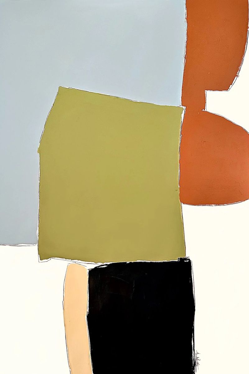 abstract happy color fields no1 canvas by Andrea Reichhart Art