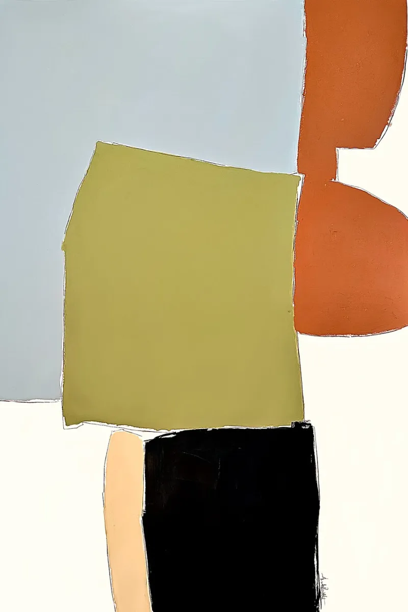 abstract happy color fields no1 plexiglas de Andrea Reichhart Art