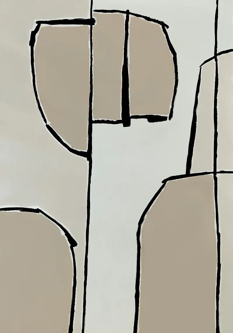 abstract shapes no2 alluminio dibond da Andrea Reichhart Art