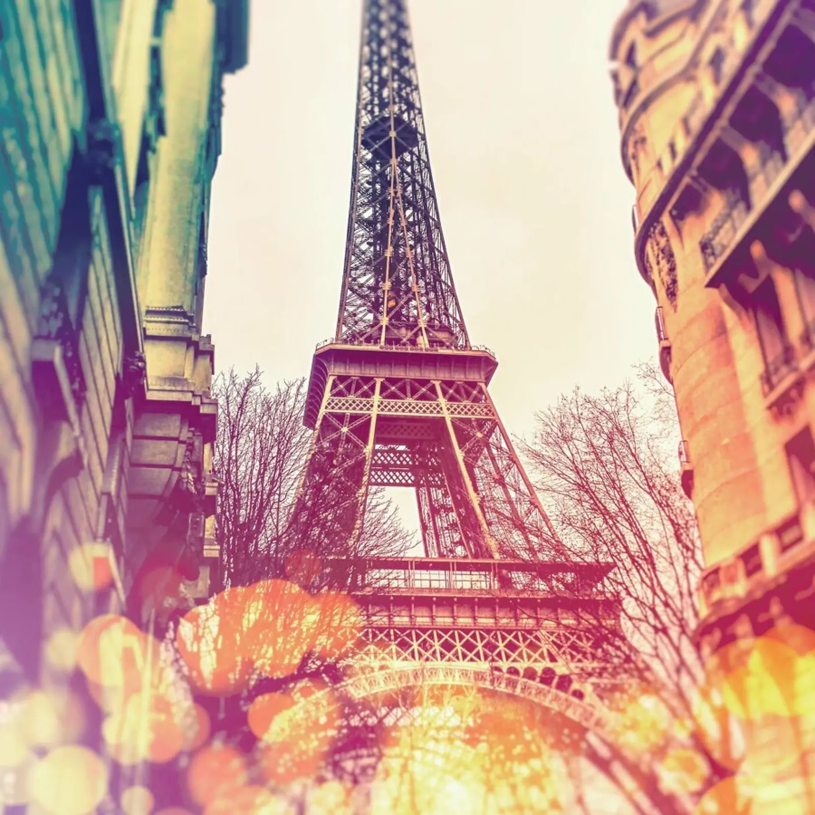 Vintage Eiffel Tower carta hahnemühle da JaySan Studio