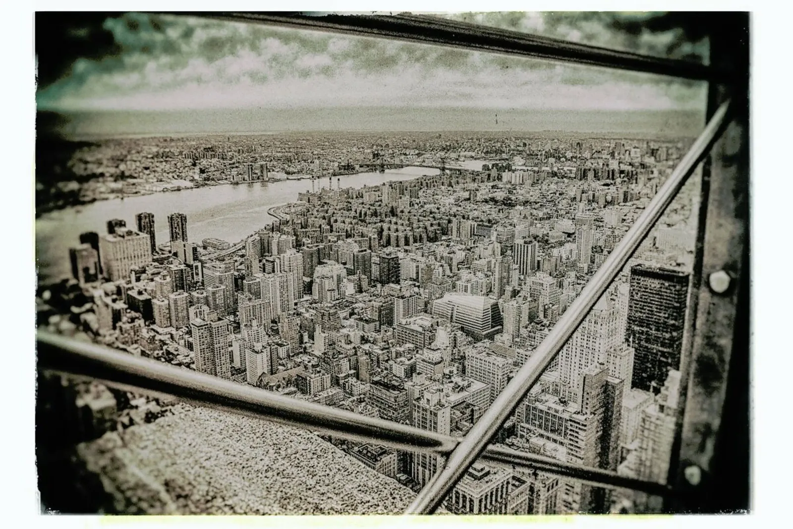New York From the Empire State building pellicola backlit da JaySan Studio