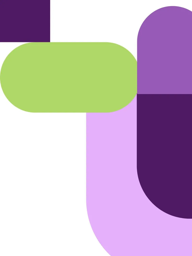 Bold color blocks alluminio dibond da LisaArtes